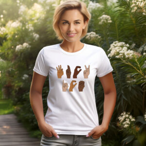 Fuck ICE Hand Sign Language T-Shirt