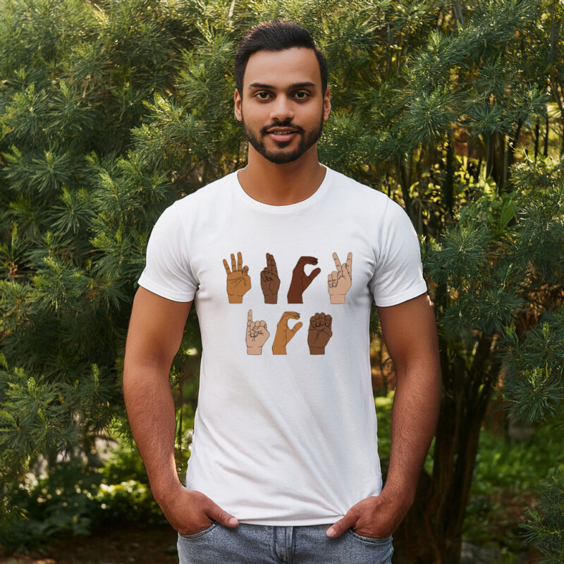 Fuck ICE Hand Sign Language T-Shirt