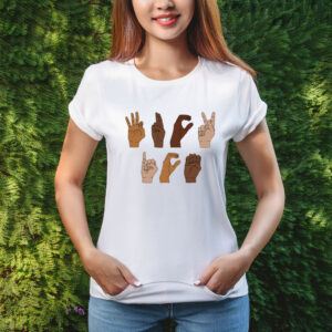 Fuck ICE Hand Sign Language T-Shirt