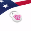 Fuck ICE Pink Barbie Text Pin