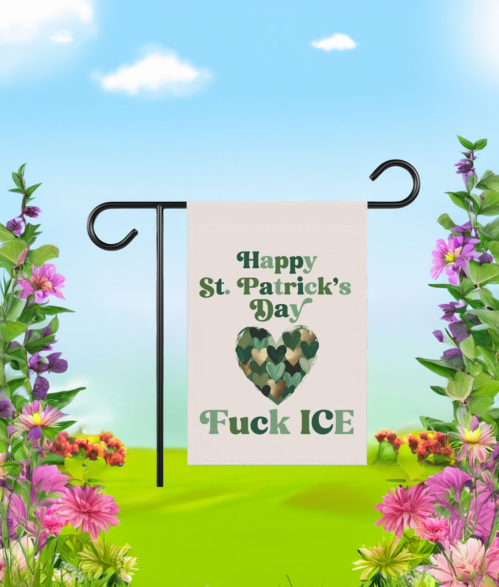 Fuck ICE St. Patrick's Day Flag