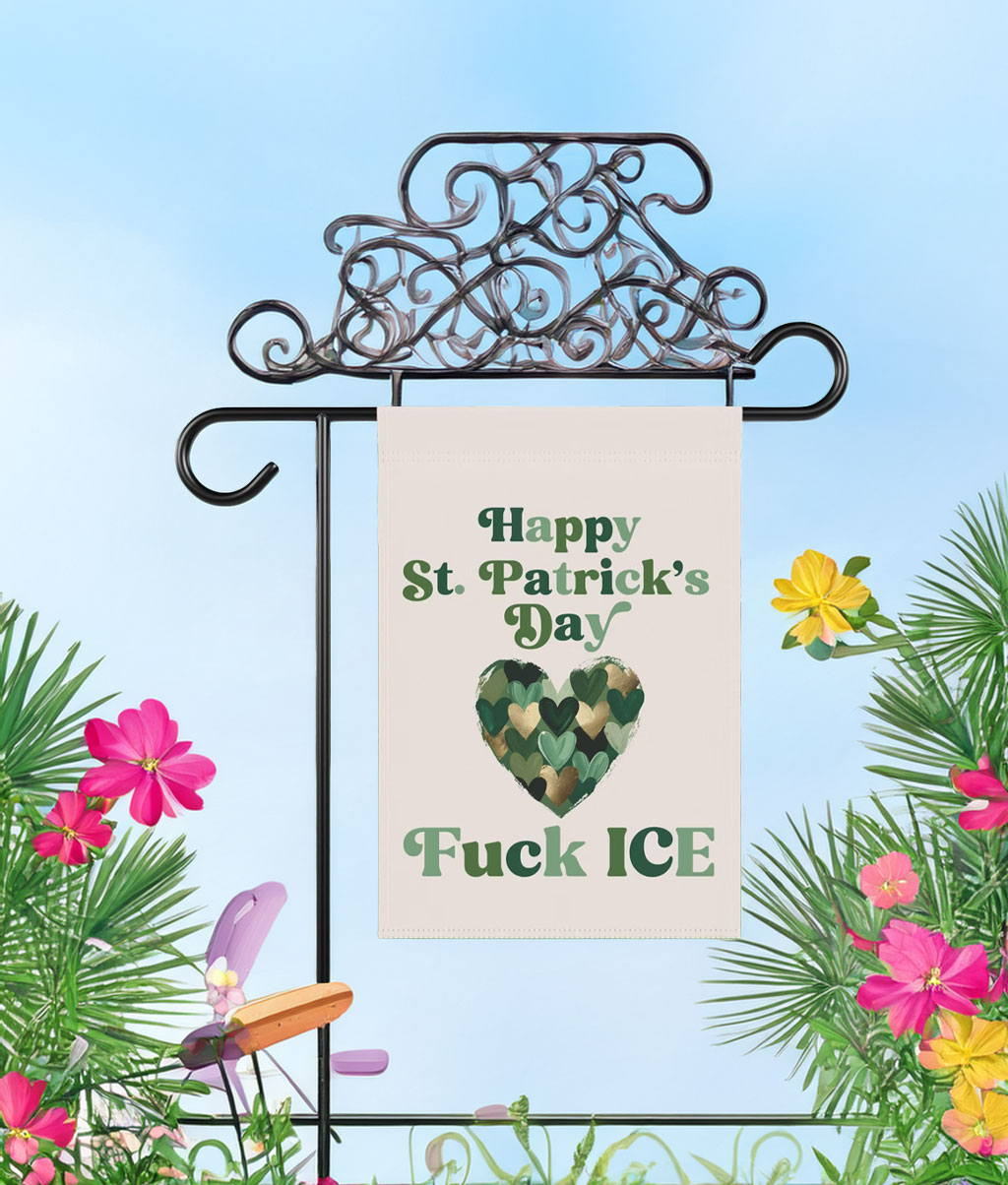 Fuck ICE St. Patrick's Day Flag
