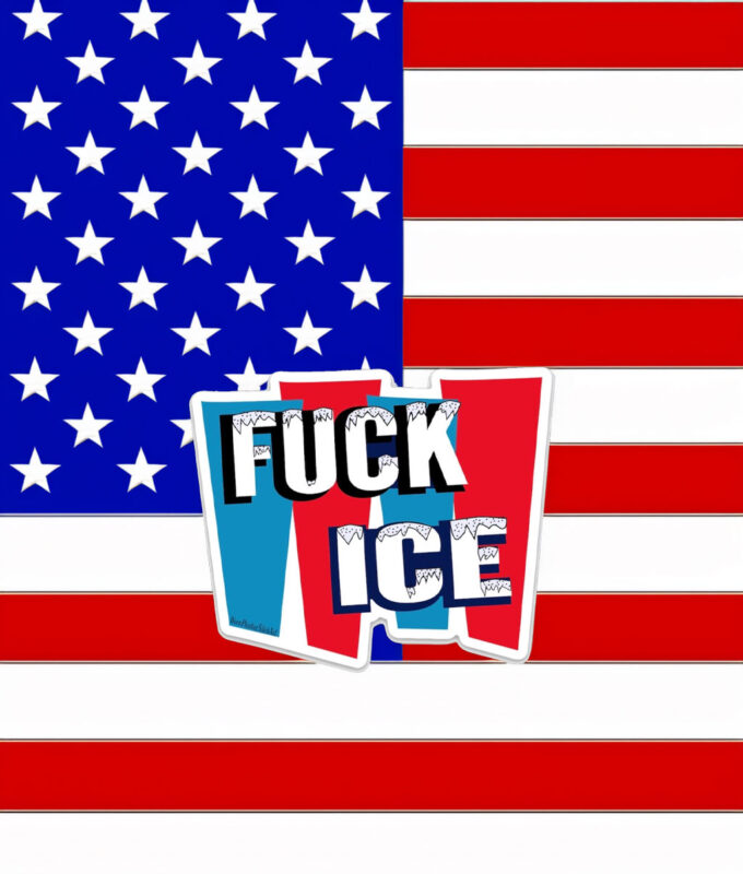 Fuck Ice Die Cut Sticker