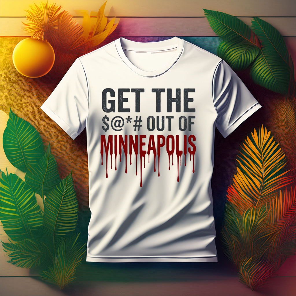 Get Out Of Minneapolis Protest Tee