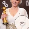 Golden Globes BE GOOD Pin Button