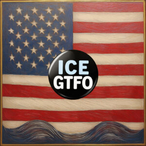 ICE GTFO Pin Button