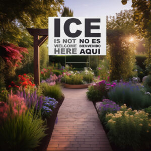 ICE Is NOT Welcome Here Yard Sign