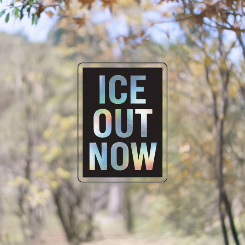 ICE Out Now Sticker
