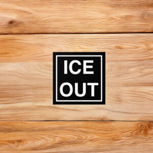 ICE Out Sticker