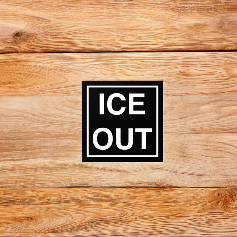 ICE Out Sticker