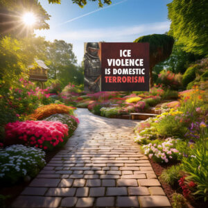 ICE Violence Yard Sign