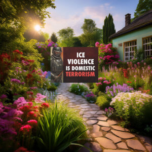 ICE Violence Yard Sign