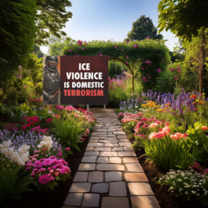 ICE Violence Yard Sign