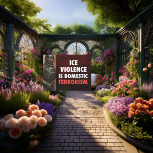 ICE Violence Yard Sign