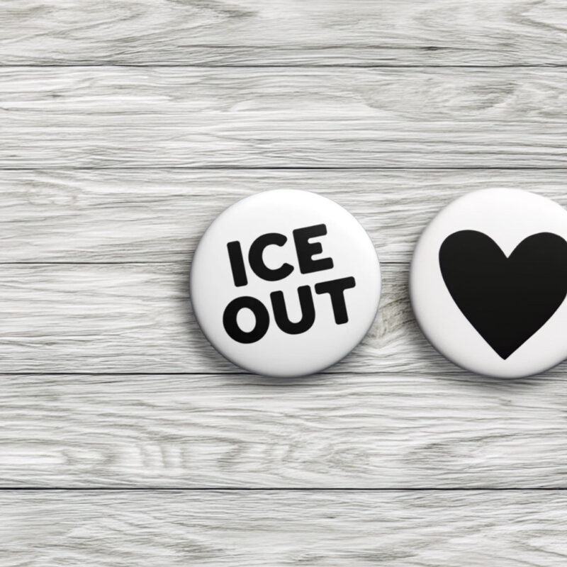 Ice Out Pin Button
