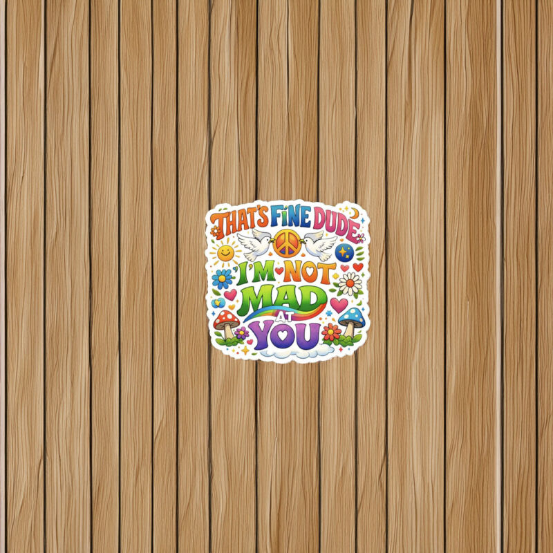 I’m Not Mad At You Sticker