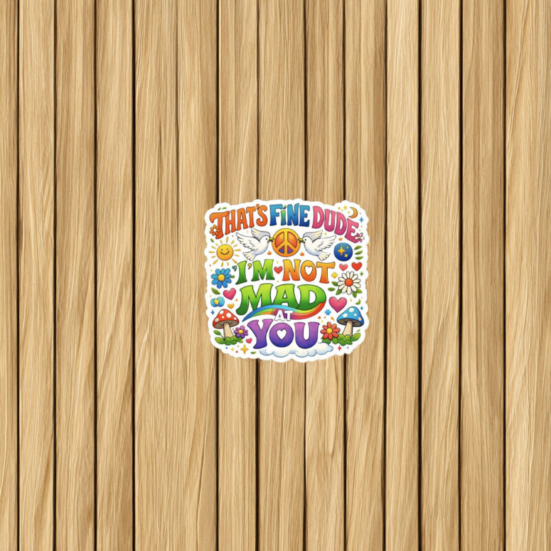 I’m Not Mad At You Sticker