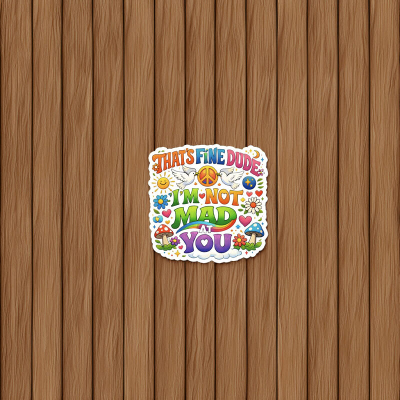 I’m Not Mad At You Sticker
