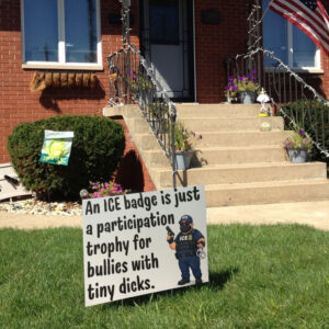 Immigration Justice Yard Sign