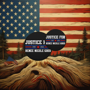 Just For Renee Nicole Good Anti-ICE Pin Button