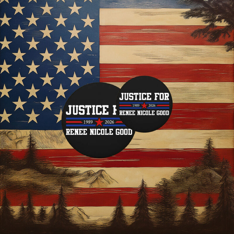 Just For Renee Nicole Good Anti-ICE Pin Button