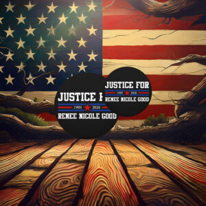 Just For Renee Nicole Good Anti-ICE Pin Button