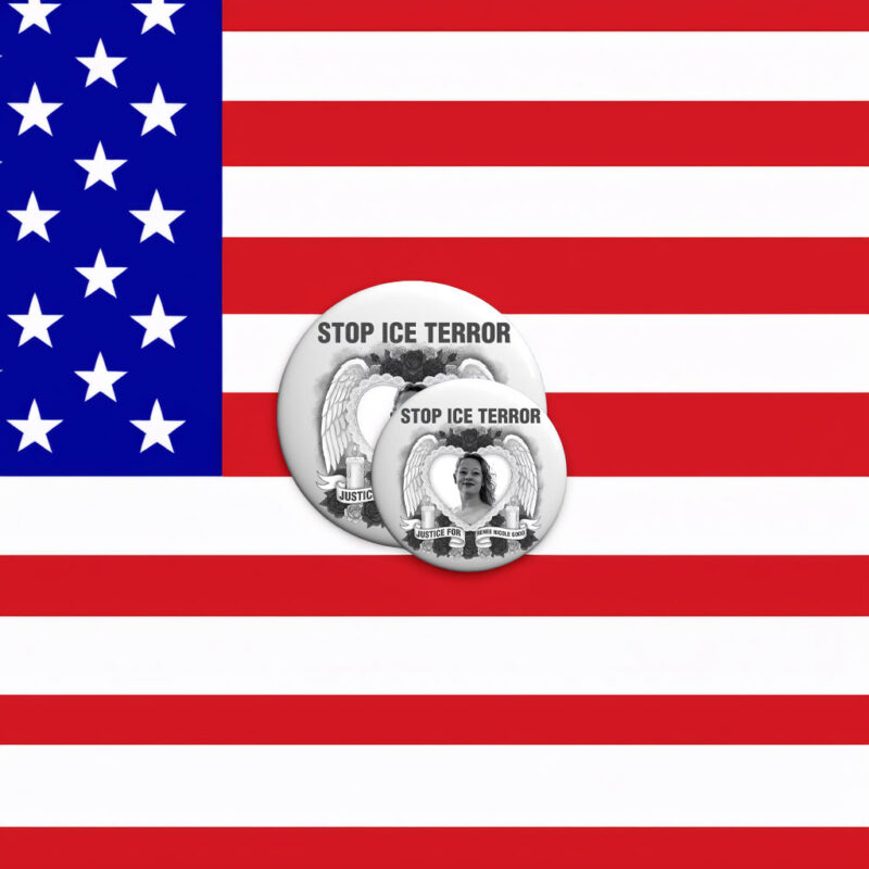 Justice For Goodness Pin Button