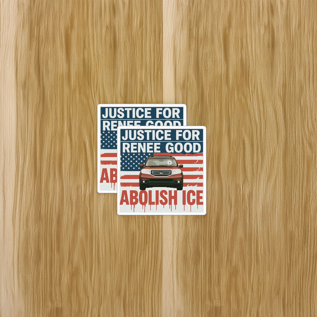 Justice For Renee Good Abolish ICE Sticker