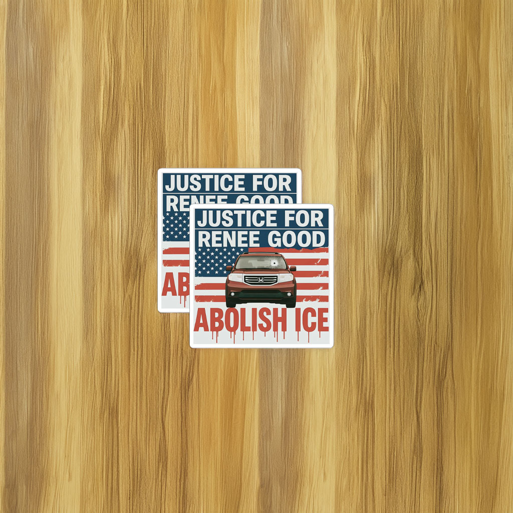 Justice For Renee Good Abolish ICE Sticker