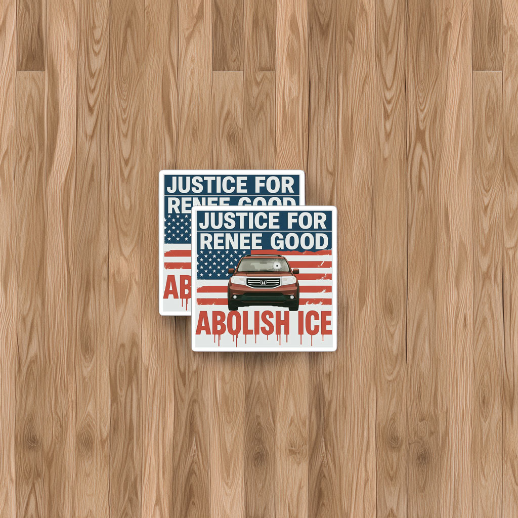 Justice For Renee Good Abolish ICE Sticker