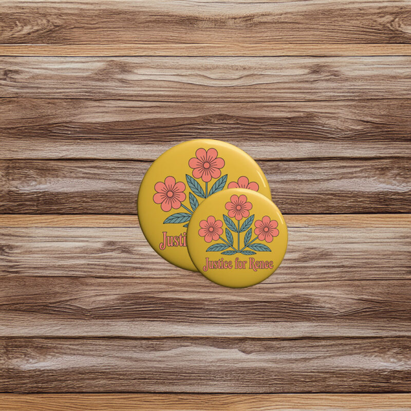 Justice for Renee Nicole Good Pin Buttons