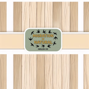 Migration Is Natural Sticker