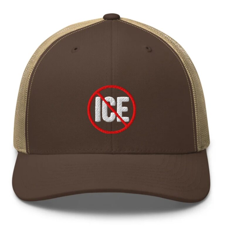 No ICE Symbol Trucker Hat
