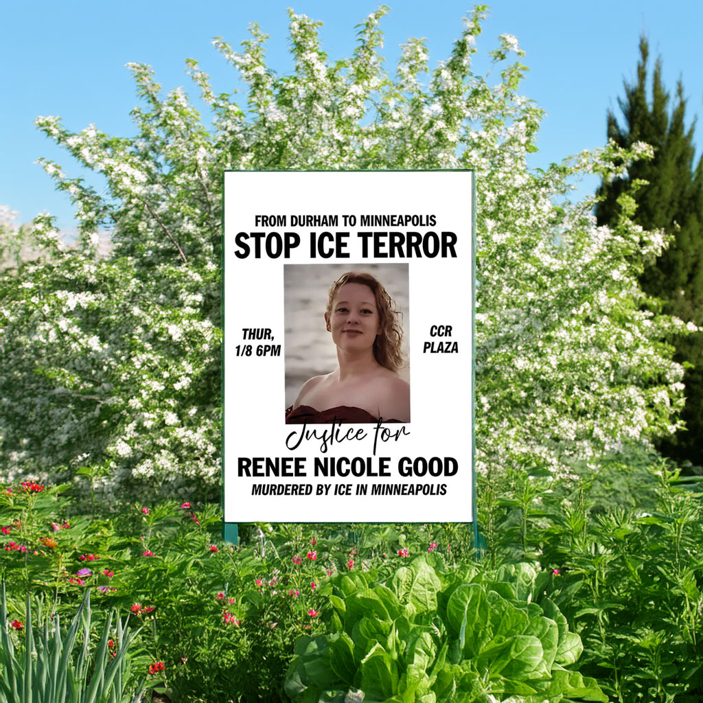 STOP ICE Yard Sign, Justice for Renee Nicole Sign