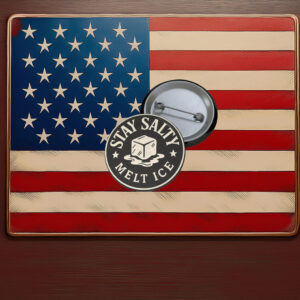 Stay Salty Melt ICE Pin Buttons