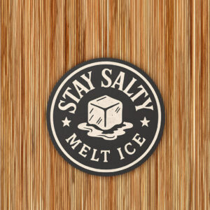 Stay Salty Melt Ice Bumper Sticker