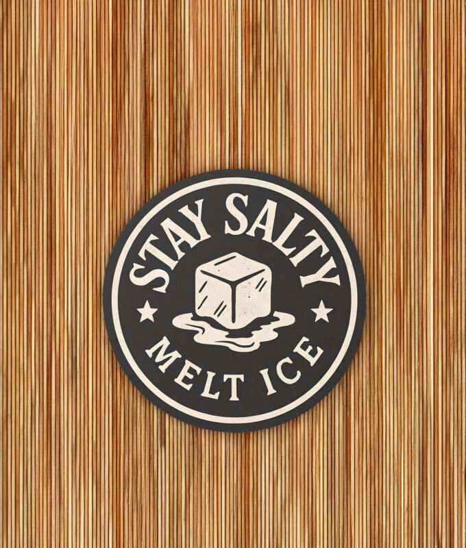 Stay Salty Melt Ice Bumper Sticker