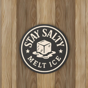 Stay Salty Melt Ice Bumper Sticker