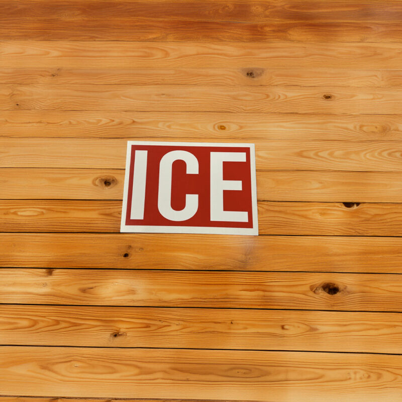 Stop ICE Sticker