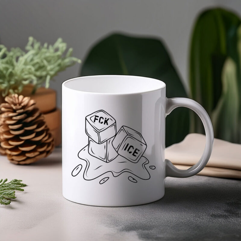 Subtle Anti-ICE Protest Mug