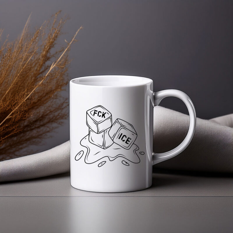 Subtle Anti-ICE Protest Mug