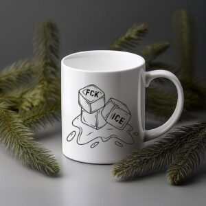 Subtle Anti-ICE Protest Mug