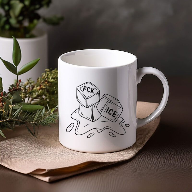 Subtle Anti-ICE Protest Mug