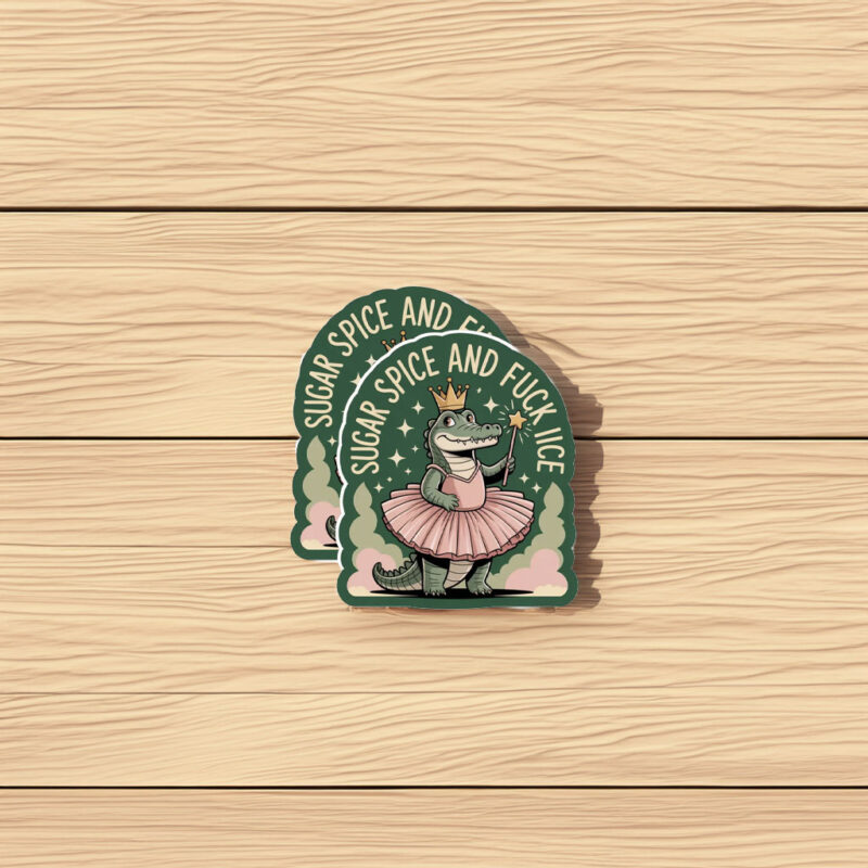 Sugar Spice Fuck ICE Alligator Sticker