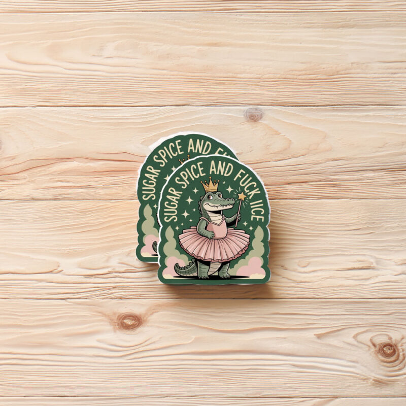 Sugar Spice Fuck ICE Alligator Sticker