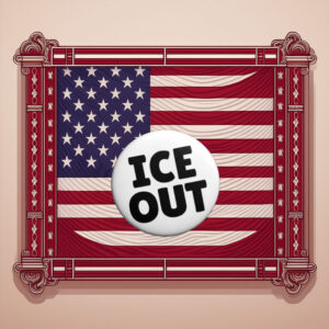 USA People Support Pin