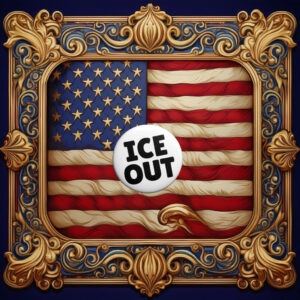 USA People Support Pin